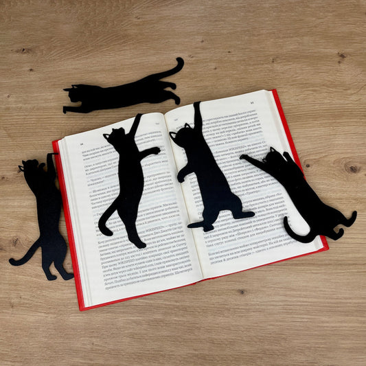 5Pcs Metal Cat bookmark 🐾