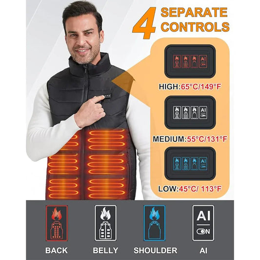 Waterproof Unisex Heated Vest