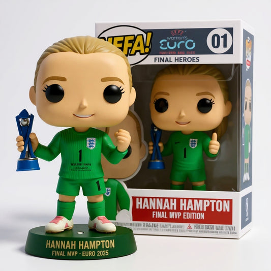 Hannah Hampton Euro 2025 Champion Pop Figure