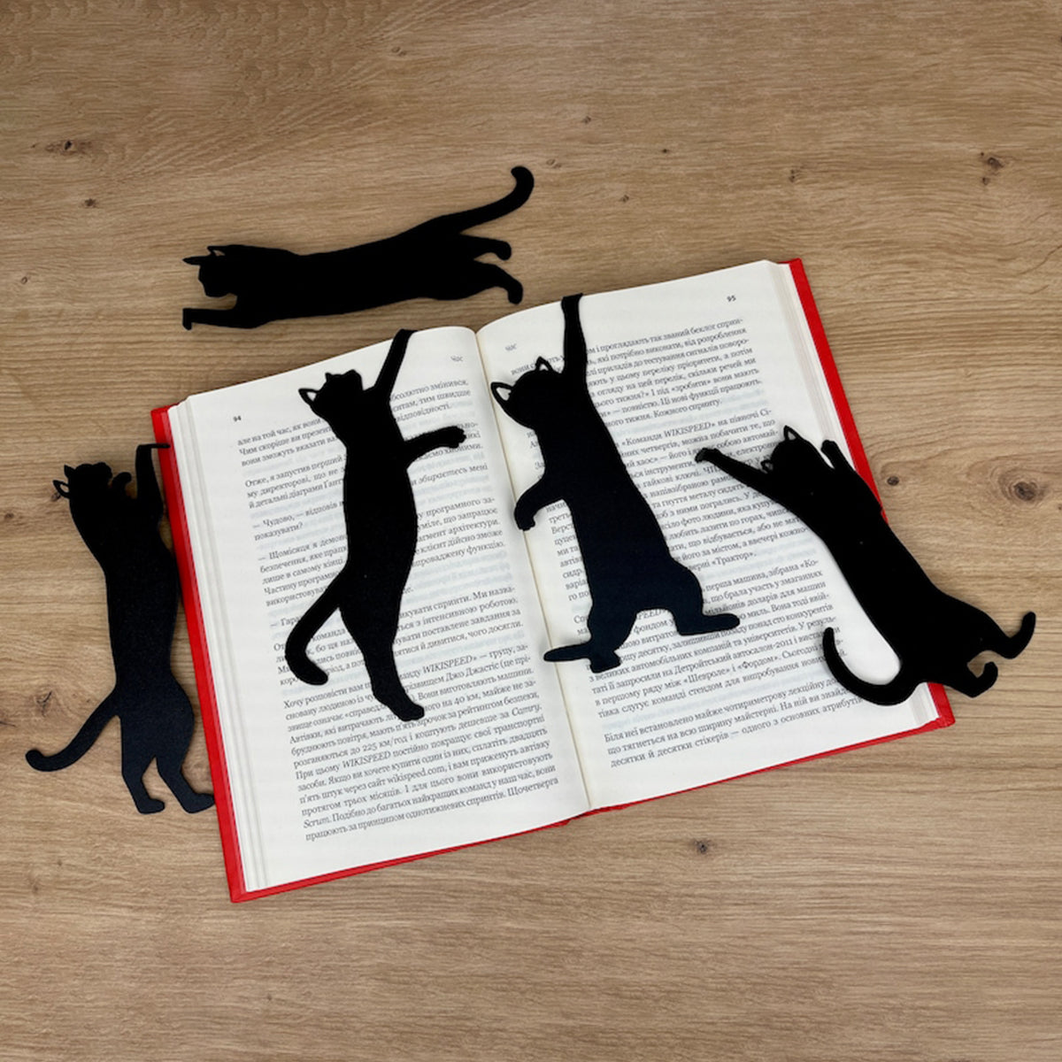 5Pcs Metal Cat bookmark 🐾
