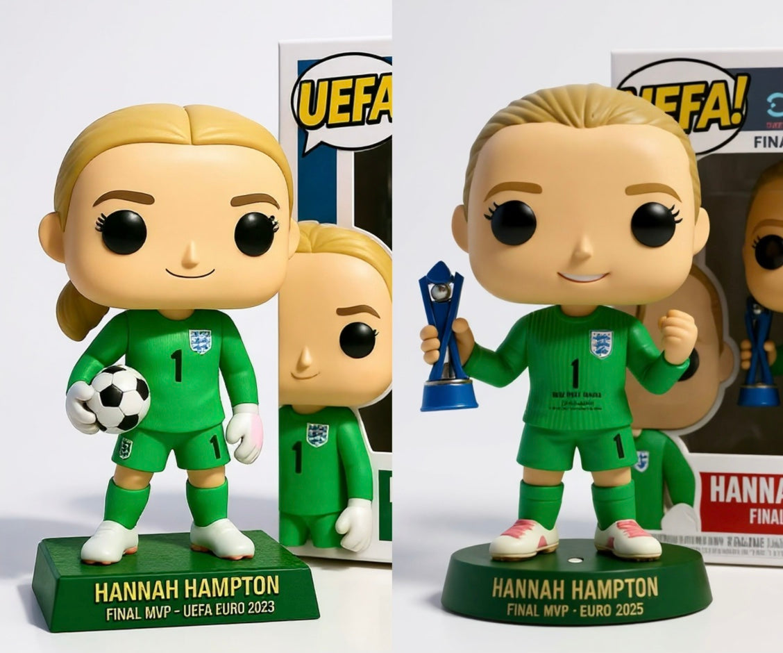 Hannah Hampton Euro 2025 Champion Pop Figure
