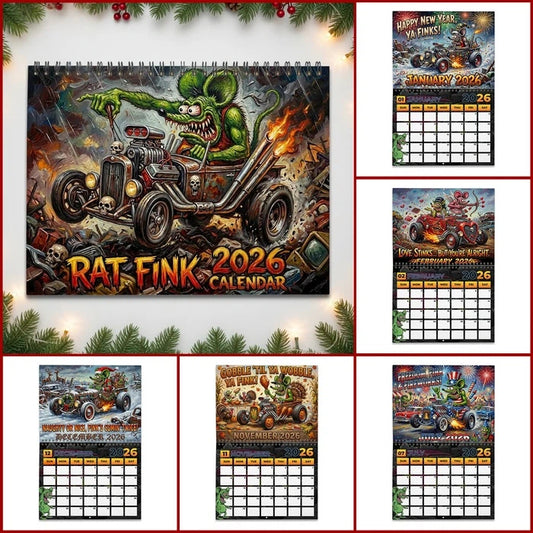 Rat Fink Wall 2026 Calendar