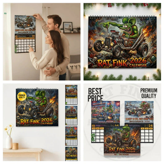 Rat Fink Wall 2026 Calendar