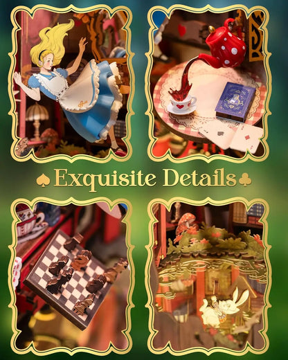 Alice In Wonderland Inspired Book Nook Kit