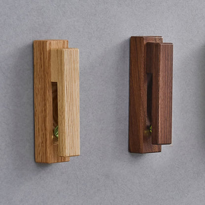 100% Handcrafted Solid Wood-Natural Wood Gravity Towel Holder