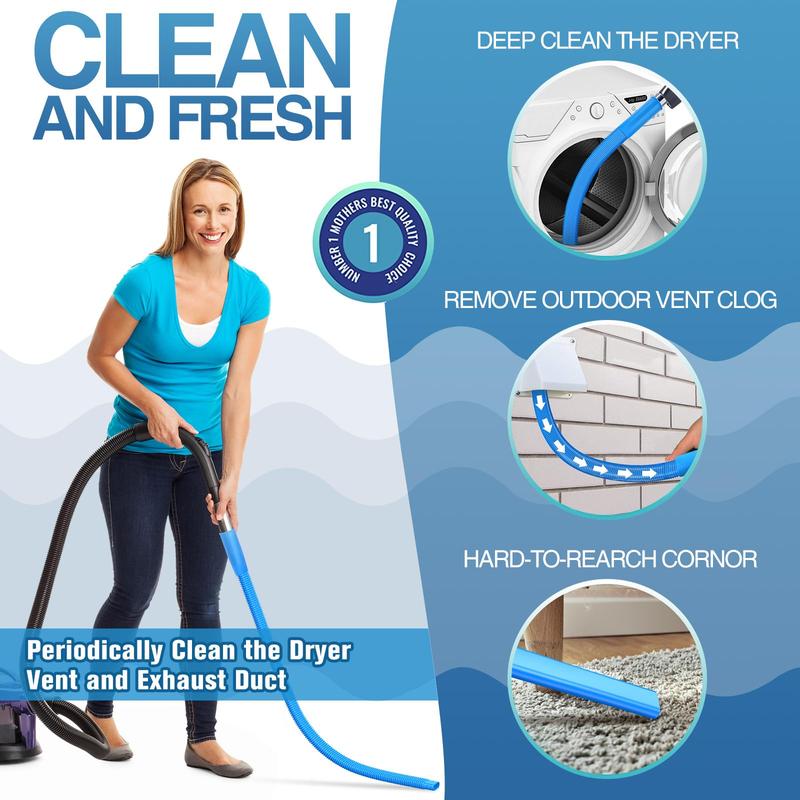 🔥SELLING FAST! ⚡ 70K+ SOLD - Dryer Vent Cleaner Kit