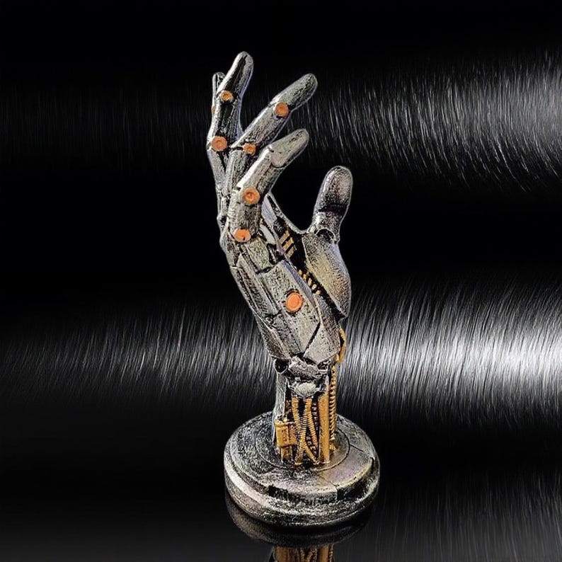 Cyberpunk Mechanical Arm Stand