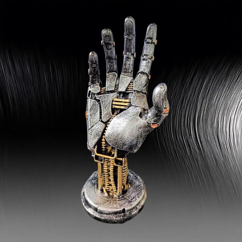 Cyberpunk Mechanical Arm Stand