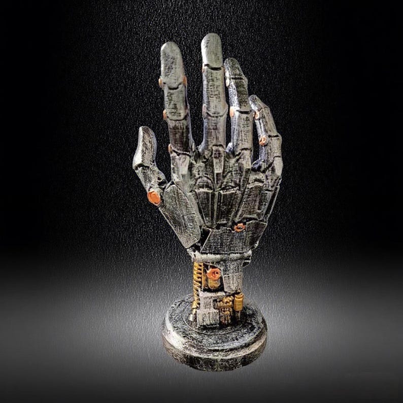 Cyberpunk Mechanical Arm Stand