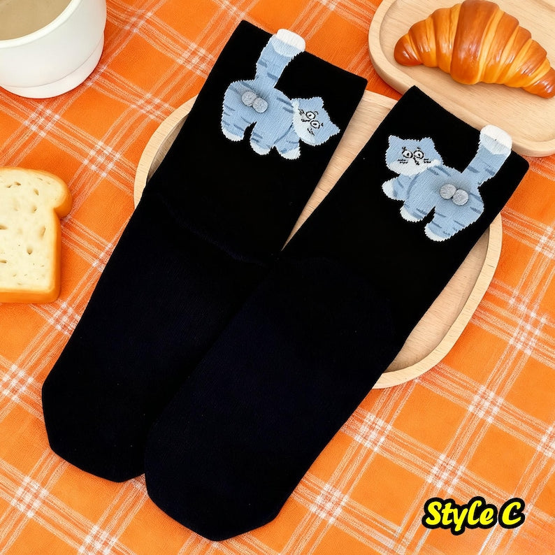 Funny Cat / Dog Socks Cute 3D Tail Cat Design Socks 🐾