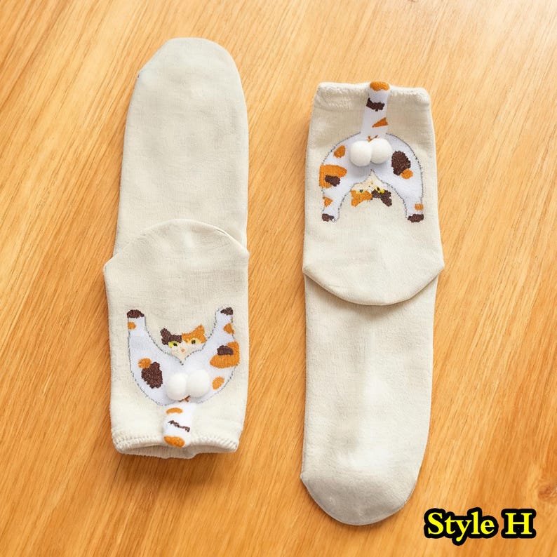 Funny Cat / Dog Socks Cute 3D Tail Cat Design Socks 🐾