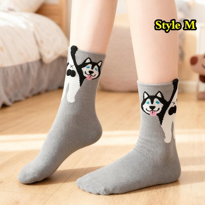 Funny Cat / Dog Socks Cute 3D Tail Cat Design Socks 🐾